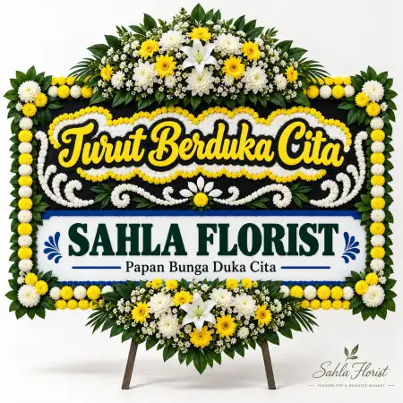 Papan Bunga Duka Solo Baru